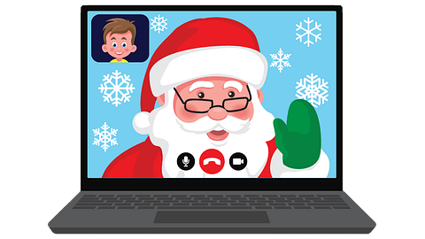 Zoom Call Santa Claus