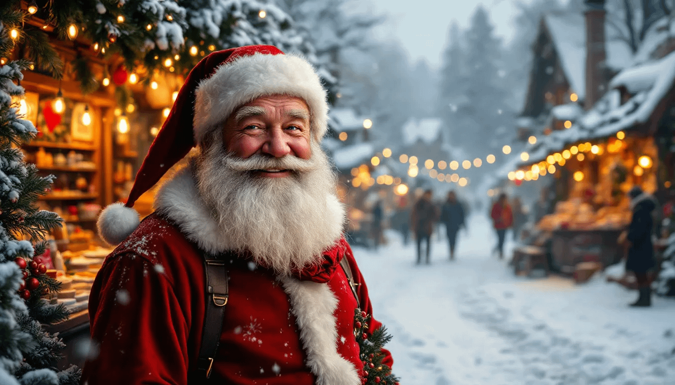 Finding real bearded Santas in your area during the holiday season.