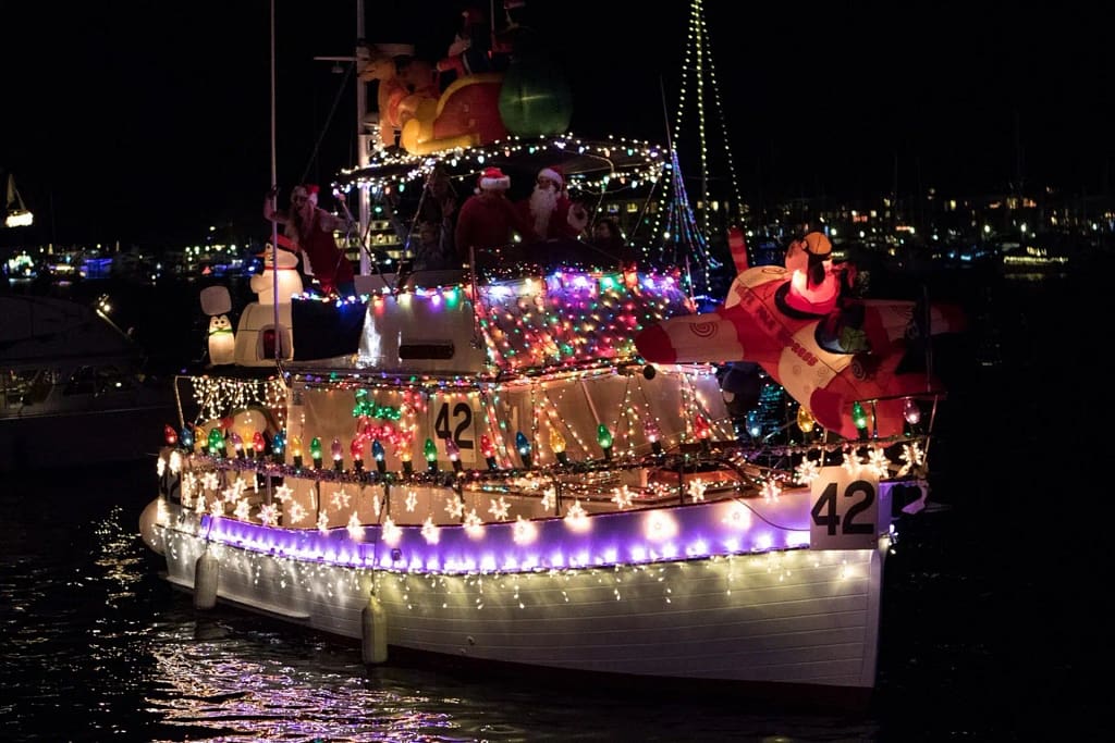California Marina Del Rey Holiday Boat Parade