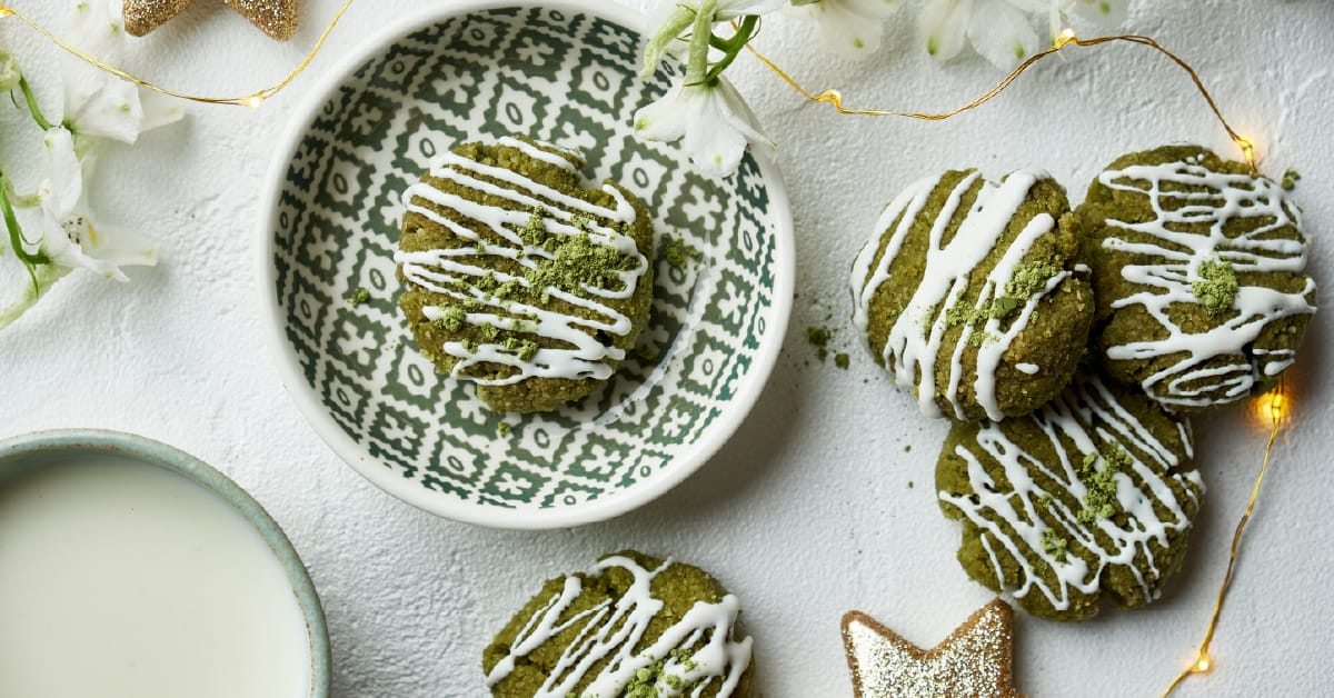 Japanese Matcha Green Tea Cookies
