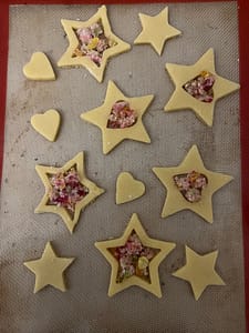 British Stained Glass Cookies - Filled with Crushed Candy