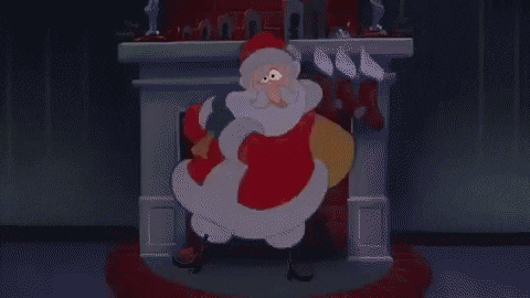 Animated Santa Claus from National Lampoon's Christmas Vacation