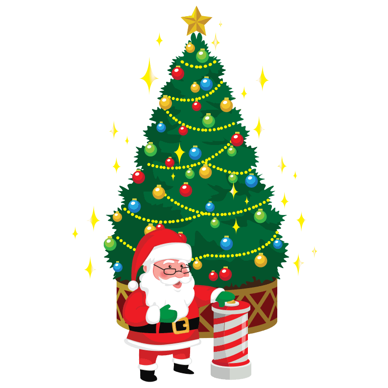 Hok Santa Claus Live Visits Tree Lighting 1